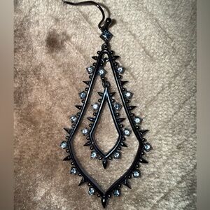 Kendra Scott Alice Drop Earring in Navy Gunmetal- ONE EARRING ONLY